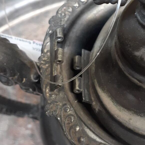 6 pc. Vintage Homan Silver plate Co tea pot, cream & sugar set, tray READ! - Picture 9 of 16